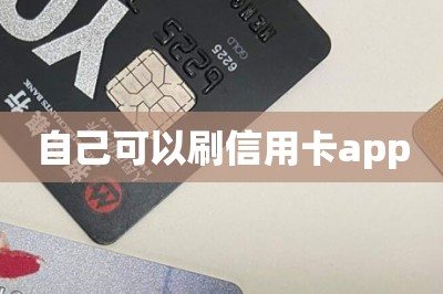 自己可以刷信用卡app【推荐一款刷卡秒到账的】-第1张图片