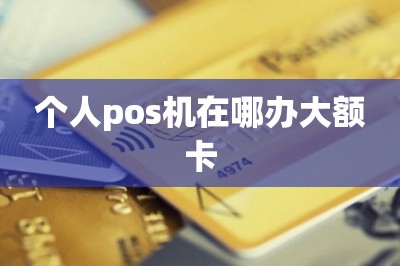 个人pos机在哪办大额卡【推荐手机免费领pos机入口】-第1张图片