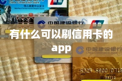 有什么可以刷信用卡的app（分享两款可以优质app）