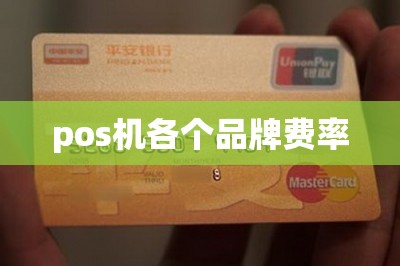 pos机各个品牌费率