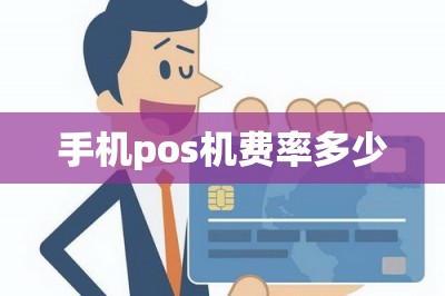 手机pos机费率多少【推荐两款手机刷卡软件费率低的】