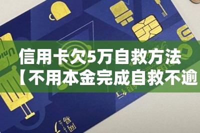 信用卡欠5万自救方法【不用本金完成自救不逾期】