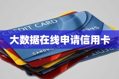 大数据在线申请信用卡