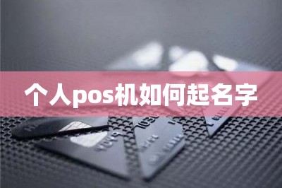 个人pos机如何起名字