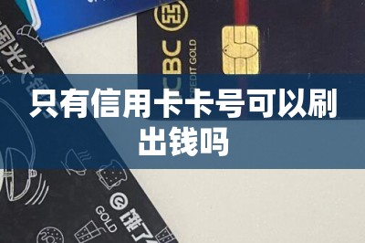 只有信用卡卡号可以刷出钱吗