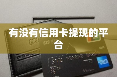 有没有信用卡提现的平台