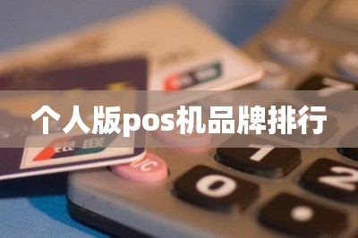 个人版pos机品牌排行