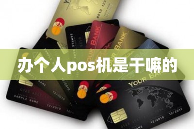 办个人pos机是干嘛的（可以把自己信用卡里的钱刷出来）