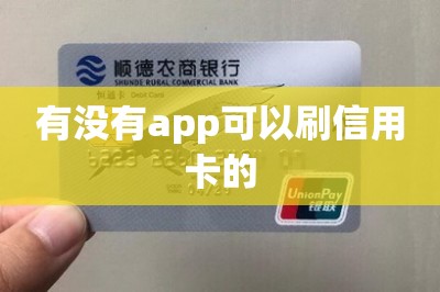 有没有app可以刷信用卡的