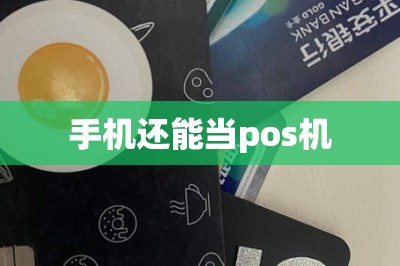 手机还能当pos机