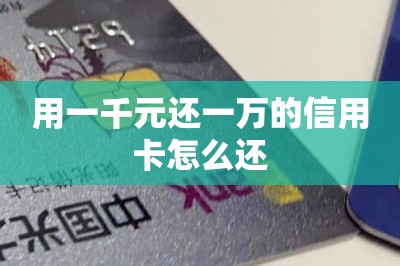 用一千元还一万的信用卡怎么还？教大家用刷卡软件就能还