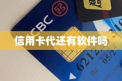信用卡代还有软件吗