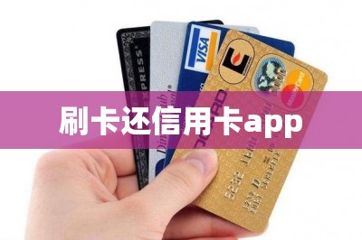 刷卡还信用卡app：把额度刷出来还账单