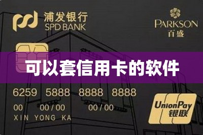 可以套信用卡的软件