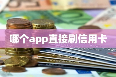 哪个app直接刷信用卡