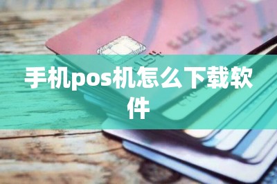 手机pos机怎么下载软件