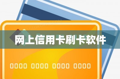 网上信用卡刷卡软件