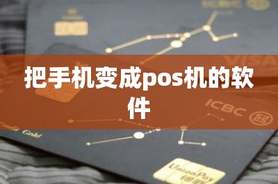 把手机变成pos机的软件