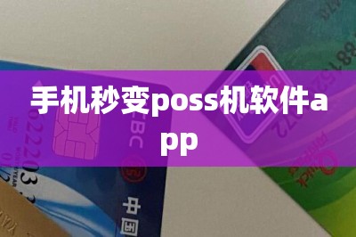 手机秒变poss机软件app