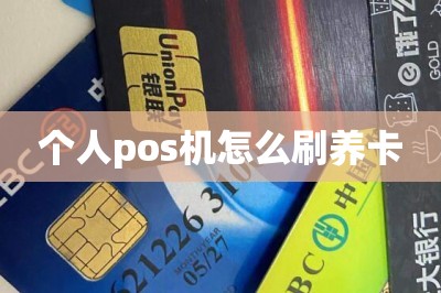 个人pos机怎么刷养卡