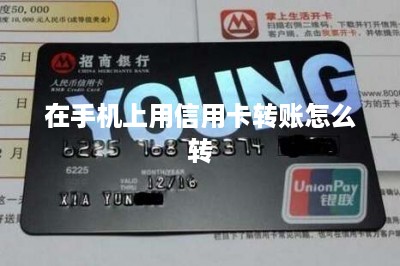 在手机上用信用卡转账怎么转-第1张图片