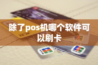 除了pos机哪个软件可以刷卡