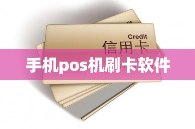 手机pos机刷卡软件