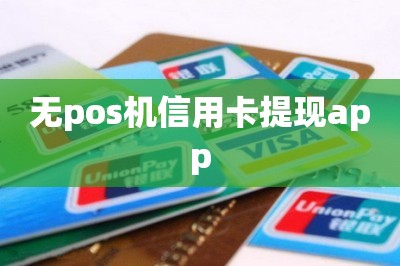 无pos机信用卡提现app