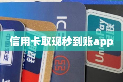 信用卡取现秒到账app